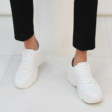 [당일출고] 8cm 키높이 어글리 슈즈 화이트