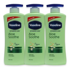 바세린 바디로션 알로에 수드 400ml x3개, 단품, 단품