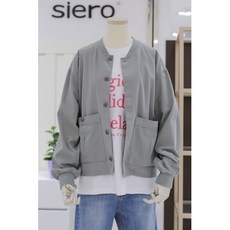 시에로 [시에로] 아웃포켓 밴드넥 솔리드 워싱셔츠 (SHF271)