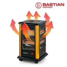바스티안 전기난로 오방난로 가정용 사무실 히터 블랙 M2-9800
