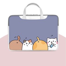노트북가방 16인치노트북파우치/가방 대용량 노트북 수납 가방 아이패드파우치 12/13/14/15/16.1/17.3인치 노트북 가방 캐릭터, ZL 03