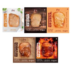 홀리닭 바로먹는 실온 닭가슴살 5종 혼합 110g 120g (마일드 훈제 커리 데리야끼 핫스파이시), 40팩구성 (실온닭가슴살 5종 x 8팩)