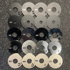 디오브 저중량원판 0.25kg 0.5kg 1kg 1.25kg 초경량 경량, 실버(중량봉전용)