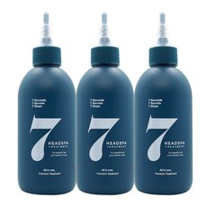 헤드스파 7 트리트먼트 파란눈 블랙 헤어팩 + 깔끔이 증정, 3개, 200ml