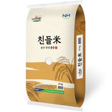 농협 22년 햅쌀 자연해답 친들 백미 상등급, 1개, 10kg