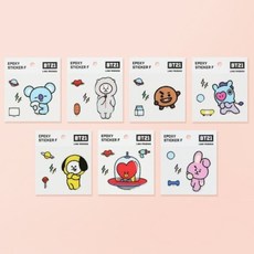 [BT21] 에폭시스티커 - F, 알제이