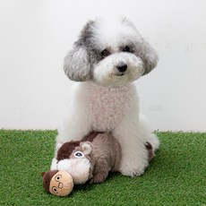 (충전기 포함) 강아지 고양이 자동으로 움직이는 로봇 장난감 노즈워크 트위스트 다람쥐 삑삑이 인형포함 / 하늘 다람쥐 캣닢포함, 01.트위스트 다람쥐 (강아지) + 충전기 포함
