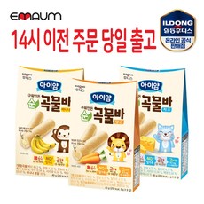 일동후디스 아이얌 구워만든 순곡물바, 바나나맛, 6개