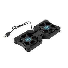 노트북용 듀얼 팬 미니 휴대용 문어 쿨러 냉각 패드가 있는 노트북용 접이식 usb 냉각 패드, type0