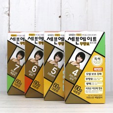동성제약 세븐에이트 무향료 칼라크림 약국정품 - 60g, 없음, 6호 - 자연스런 갈색