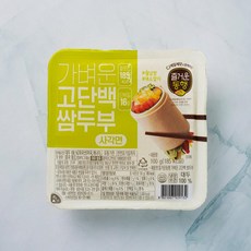 [메가마트]CJ 고단백 두부면(쌈두부) 100g, 1개