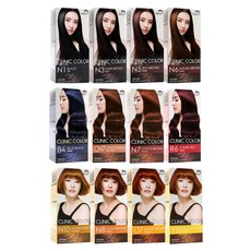 꽃을든남자 크리닉 염색약(새치용), N8밝은갈색(멋내기용), x3개