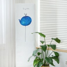 린넨 삼성 무풍 엘지 휘센 듀얼 발뮤다 스탠드 벽걸이 에어컨 선풍기 커버 보관 덮개, 에어컨커버 스탠드 상어고래_상어고래