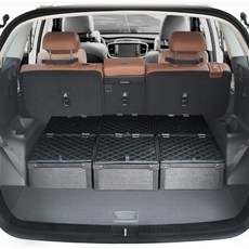 BMW 520i트렁크정리함 3종 22년형, 02.가죽 엠보 트렁크정리함
