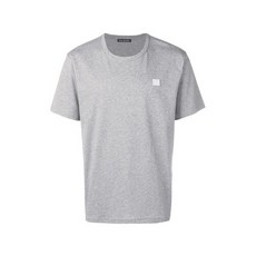 아크네 [ACNE STUDIOS] 공용 크루넥 반팔티 그레이 QAC22URTS003GR