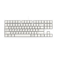 CHERRY 기계식 키보드 청축, 텐키리스, G80-3000S TKL, 화이트