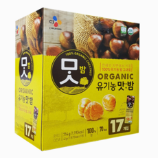 CJ제일제당 유기농 맛밤 42g X 17
