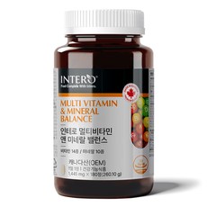 인테로 종합 멀티비타민 미네랄, 180정, 1개