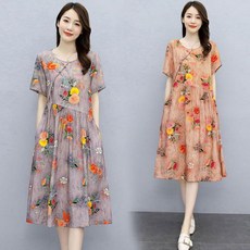 GDSHOP여름 여성 냉장고 마인 팬트 하우스 풍기인견 원피스 YHFACAI