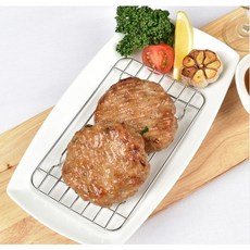 [와룡총각] 한돈 능이버섯 구운 떡갈비 스테이크 2장x4팩(8장), 구운 떡갈비 2팩(4장)