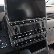 M-tech 스타리아용품 카본 튜닝 필름 스티커 센터 네비게이션, 레드카본