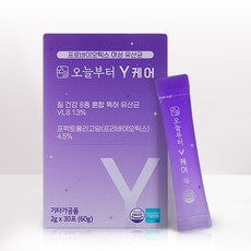 오늘부터 Y케어 질 유래 특허 여성유산균, 60g, 30포