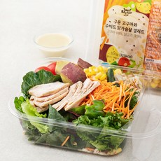 스윗밸런스 구운고구마와 수비드닭가슴살 샐러드, 300g, 1개