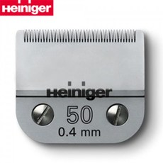 하인이거 바리깡날 클리퍼날 50번 0.4mm 애견발미용 미용기날 강아지발털, 1개