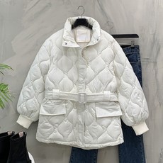 웨이브 큐브 퀼팅 벨트 세트 패딩