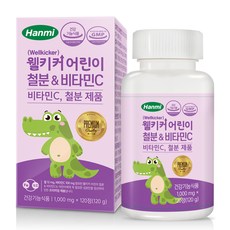한미헬스 웰키커 어린이 철분 앤 비타민C, 120정, 1개