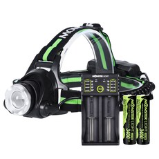 몬스터라이트 헤드랜턴 ML2200HL 프리미엄세트 용량업 LED 자전거라이트 전조등 전동킥보드 후레쉬 손전등, 헤드랜턴 프리미엄세트 용량업