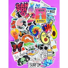 키치스티커 100장 세트 vol 8 하이틴 인스 힙한 다꾸 다이어리 노트북 아이패드꾸미기, vol.8/100장