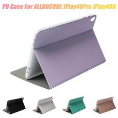Alldocube에 대한 PU 케이스 40 Pro iPlay 40h 10.4 인치 태블릿 케이스 방독 케이스 타블렛 스탠드 큐브 IPlay 40h, 하나, 검은 색