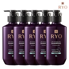 려 자양윤모 9ex 탈모증상케어 샴푸 민감성두피용400ml, 5개
