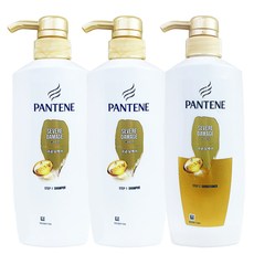 팬틴 퀀텀 극손상 케어 샴푸 500ml 2개 + 린스 500ml, 1세트
