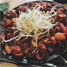 인정쭈꾸미 (철판 양념쭈꾸미) 밀키트 (550g 2인분), 쌈세트X