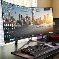 게이밍 27인치 144HZ 라운드형 곡면 울트라와이드, 브라운 공식 표준