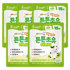 베이비락 맛있는 튼튼초유 미니미, 15정, 5팩