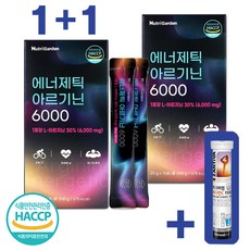 아르기닌 L아르기닌 엘아르기닌 에너제틱 아르기닌6000 20g x 15포 1+1 기획 추가사은품증정, 1+1(기획구성)+1(추가사은품)