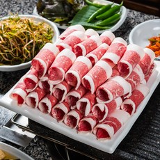 자연식탁 미국산 대패 차돌박이 구이용 초이스등급 소고기 500g 1kg 2kg 1팩
