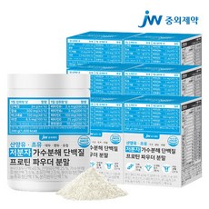 [JW중외제약] 산양유 초유 대두 완두 유청 저분자 가수분해 단백질 프로틴 파우더 분말 6, 상세 설명 참조, 상세 설명 참조