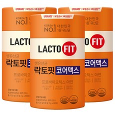[종근당] 락토핏 신제품 생 유산균 코어 5X 3통 6개월 180포 선물