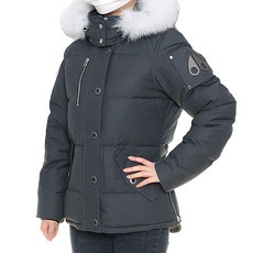 무스너클 정품 우먼스 3Q 자켓 그레이화이트퍼 다운패딩