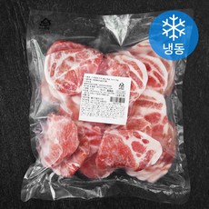 미트포유 미국산 칼집 목살 10mm (냉동), 3kg, 1개