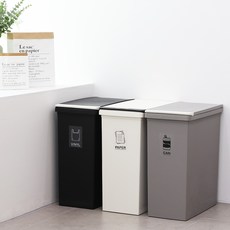 다목적 분리수거함, 베이직팝업 45L, 04)아이보리