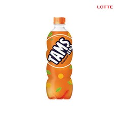 롯데칠성음료 탐스 제로 오렌지 600ml * 6개