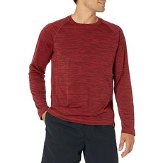 Amazon Essentials 남성용 래쉬가드 긴팔 블랙 6XL