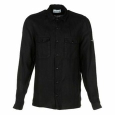 스톤아일랜드 명품STONE ISLAND 22년 761512001 V0020 컴파스 자수로고 리넨 롱슬리브 셔츠 DM