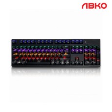 앱코 해커 K660 축교환 완전방수 광축 (블랙 클릭)