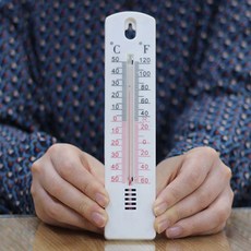 벽걸이 온도계 아날로그 타입 온도계 측정